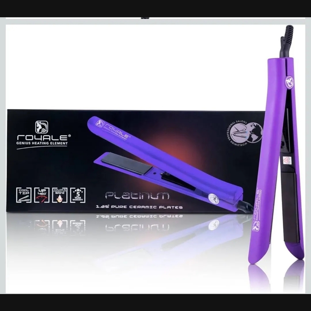 Royale Purple Hair Straightener New in Box